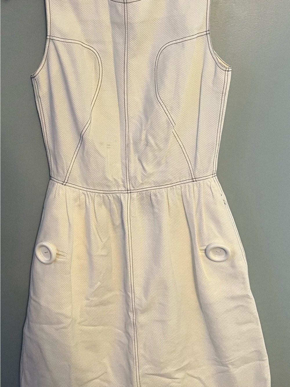 Vintage white woman’s summer dress Fendi size 6